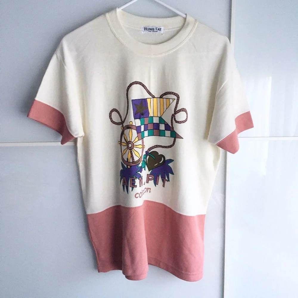 NWOT Vintage Print Graphic Tee Medium